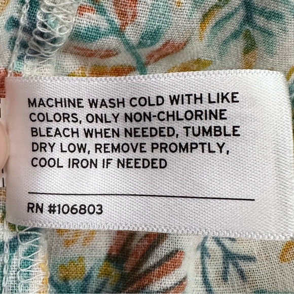 Duluth Trading Organic Cotton Blend Floral Button Down Women’s Shirt, Sz Medium - Picture 11 of 12